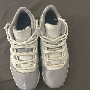 Jordan 11 cement grey, size 10, slightly used, color grey